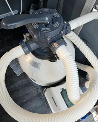 pompa sabbia intex 12000 litri più sabbia AFM