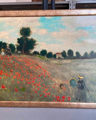 Quadro grande Claude Monet Campo di papaveri