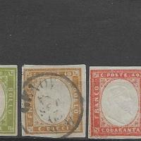 Francobolli del Regno di Sardegna