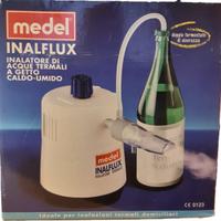 Inalatore di acque termali a getto caldo-umido