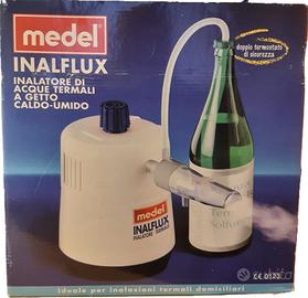 Inalatore di acque termali a getto caldo-umido