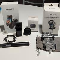 Insta360 X3 più vari accessori