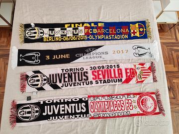 7 sciarpe Juventus Champions League 