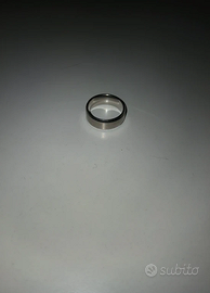 Anello da uomo argentato