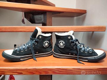 Converse invernali clearance nere