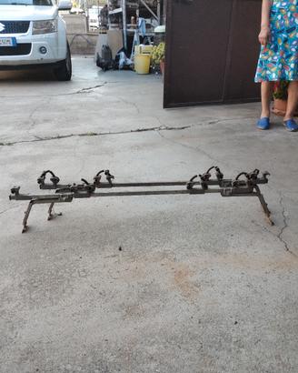 Portapacchi vintage con porta sci