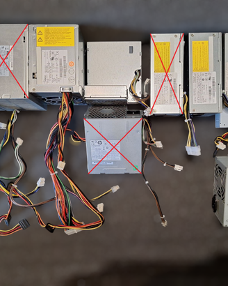 ALIMENTATORI PSU PER PC FISSO TESTATI E PULITI