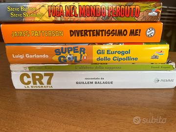 Libri per ragazzi e di calcio(Cristiano ronaldo!).