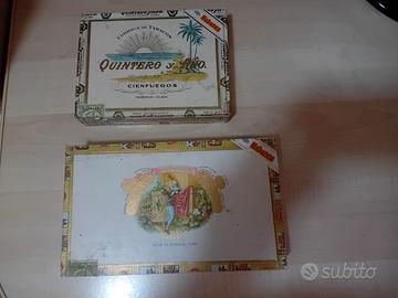 Scatole  vintage portasigari cubani .