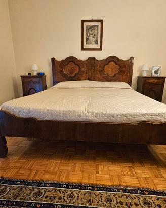  Letto e comodini  '800 trentino