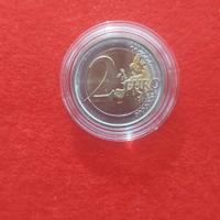 Moneta 2 euro 2022 Erasmus Italia colorata