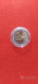 Moneta 2 euro 2022 Erasmus Italia colorata