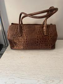 Borsa in pelle Tosca blu