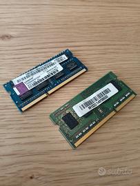 Ram PC laptop DDR3 4GB (2x2GB)