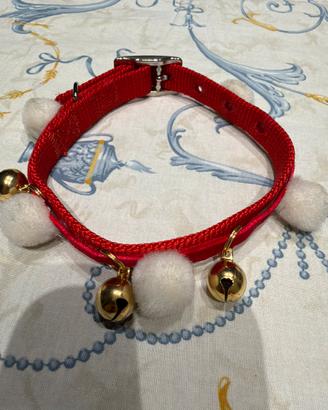 Collare rosso Natale per animali Charlie