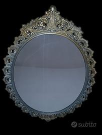 specchio ovale Barocco anni 50 made in Italy 