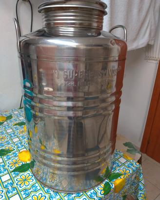 fusto acciaio inox