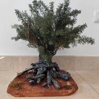 Ulivo realistico per presepe – fatto a mano