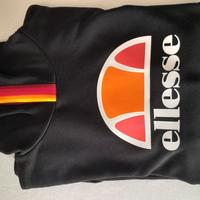 felpa garzata nera x ragazzo/a ellesse