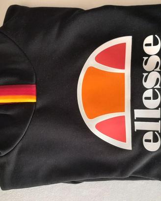 felpa garzata nera x ragazzo/a ellesse