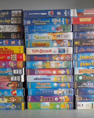 Film in cassetta Vhs e Dvd