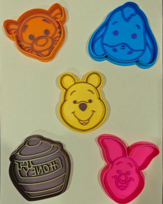 set 5 formine Winnie the Pooh