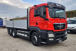 MAN TGS 26.440 CASSONE MT6.35 RETARDER+3ASSE INT