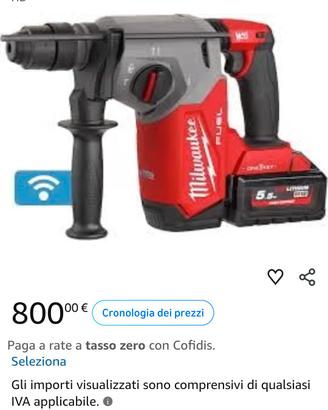 trapano a percussione Milwaukee 