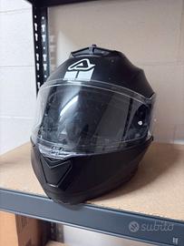 Casco modulare Dual Road Helmet - Acerbis - Nero,