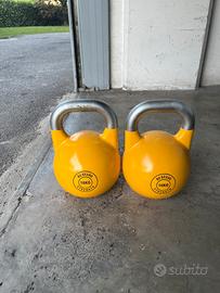 Coppia kettlebell da competizione 16kg