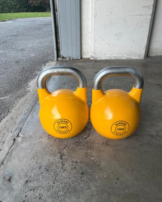 Coppia kettlebell da competizione 16kg