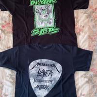 Magliette a manica corta con stampa Metallica tg L