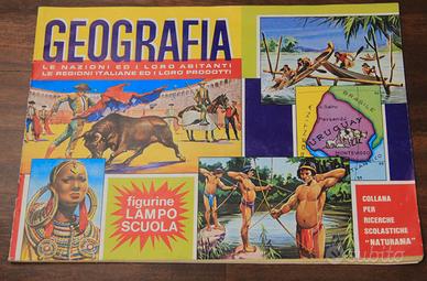 Album figurine Geografia Lampo 1969