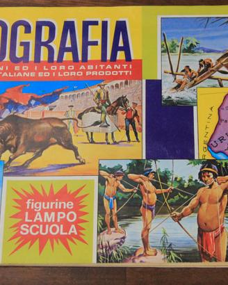 Album figurine Geografia Lampo 1969
