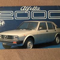 Brochure Alfa Romeo Alfetta 2000