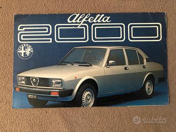 Brochure Alfa Romeo Alfetta 2000