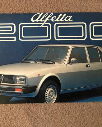 Brochure Alfa Romeo Alfetta 2000
