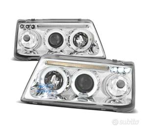 FARI PER PEUGEOT 205 90-96 ANGEL EYES FONDO CROMAT