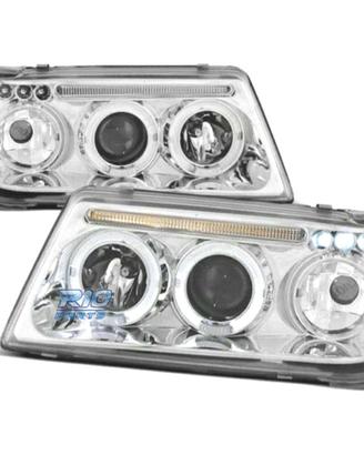 FARI PER PEUGEOT 205 90-96 ANGEL EYES FONDO CROMAT