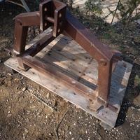 Forca posteriore a tre punti per trattore 