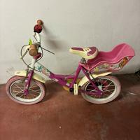 Bicicletta per bambina con rotelle