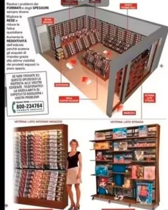 ARREDAMENTO per edicole,cartolibrerie,agenzie, ecc