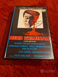VHS - Nero criminale -  AZZURRO