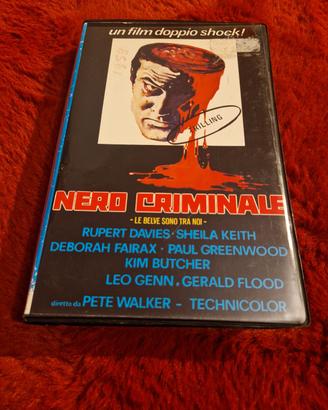 VHS - Nero criminale -  AZZURRO