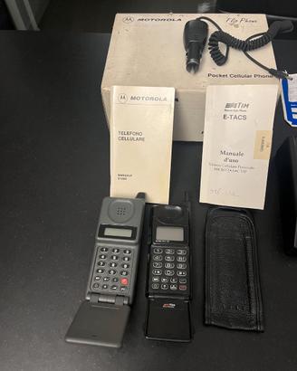 Motorola MicroTAC VIP + Flip Phone ETACS TIM