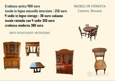 Mobili in legno massello