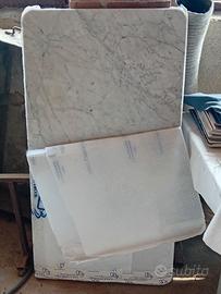 Piano marmo bianco Carrara 111x60x3 cm