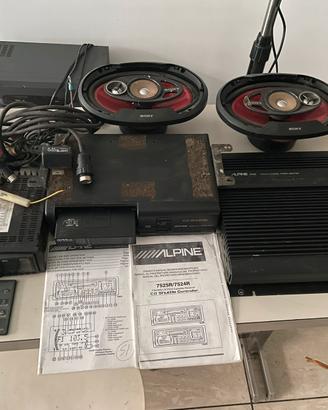 Impianto alpine completo per auto