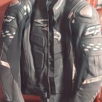 giubbotto pelle/stoffa moto