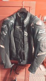 giubbotto pelle/stoffa moto